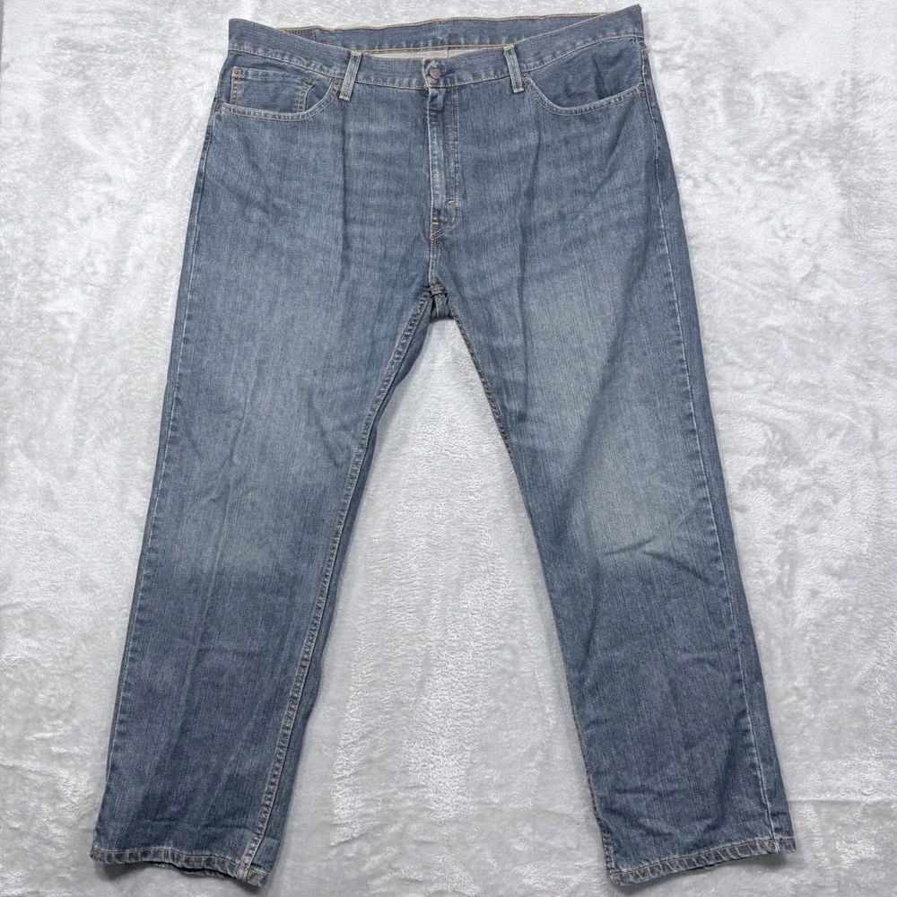 Levis 559 Relaxed Straight Jeans Mens 40x30 Blue Medium Wash Denim Cotton